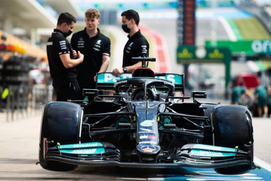 Mercedes AMG F1 W12 of Lewis Hamilton (GBR) Mercedes AMG F1.
21.10.2021. Formula 1 World Championship, Rd 17, United States Grand Prix, Austin, Texas, USA, Preparation Day.
- www.xpbimages.com, EMail: requests@xpbimages.com © Copyright: Price / XPB Images