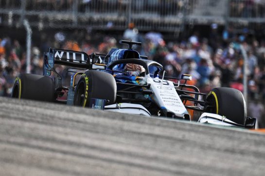 George Russell (GBR) Williams Racing FW43B.
23.10.2021. Formula 1 World Championship, Rd 17, United States Grand Prix, Austin, Texas, USA, Qualifying Day.
- www.xpbimages.com, EMail: requests@xpbimages.com &copy; Copyright: Price / XPB Images