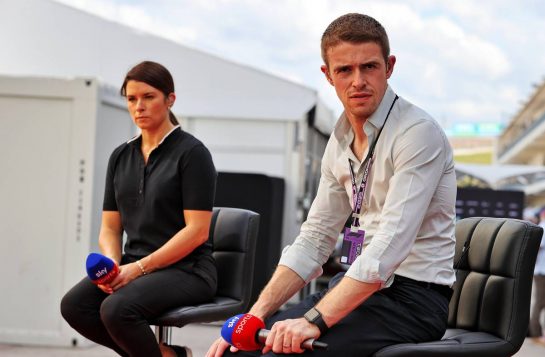 Paul di Resta (GBR) Sky Sports F1 Presenter and Danica Patrick (USA) Sky Sports F1 Presenter.
23.10.2021. Formula 1 World Championship, Rd 17, United States Grand Prix, Austin, Texas, USA, Qualifying Day.
- www.xpbimages.com, EMail: requests@xpbimages.com &copy; Copyright: Moy / XPB Images