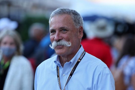 Chase Carey (USA).
23.10.2021. Formula 1 World Championship, Rd 17, United States Grand Prix, Austin, Texas, USA, Qualifying Day.
- www.xpbimages.com, EMail: requests@xpbimages.com &copy; Copyright: Batchelor / XPB Images