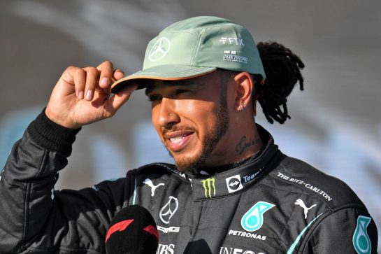 Lewis Hamilton (GBR) Mercedes AMG F1 in qualifying parc ferme.
23.10.2021. Formula 1 World Championship, Rd 17, United States Grand Prix, Austin, Texas, USA, Qualifying Day.
- www.xpbimages.com, EMail: requests@xpbimages.com &copy; Copyright: Price / XPB Images