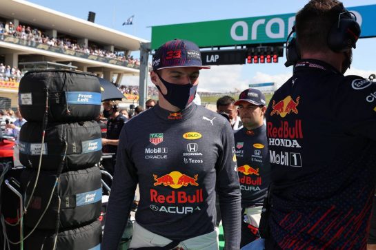 Max Verstappen (NLD) Red Bull Racing RB16B.
24.10.2021. Formula 1 World Championship, Rd 17, United States Grand Prix, Austin, Texas, USA, Race Day.
- www.xpbimages.com, EMail: requests@xpbimages.com &copy; Copyright: Batchelor / XPB Images