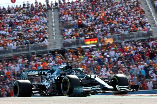Lance Stroll (CDN) Aston Martin F1 Team AMR21.
24.10.2021. Formula 1 World Championship, Rd 17, United States Grand Prix, Austin, Texas, USA, Race Day.
- www.xpbimages.com, EMail: requests@xpbimages.com &copy; Copyright: Batchelor / XPB Images