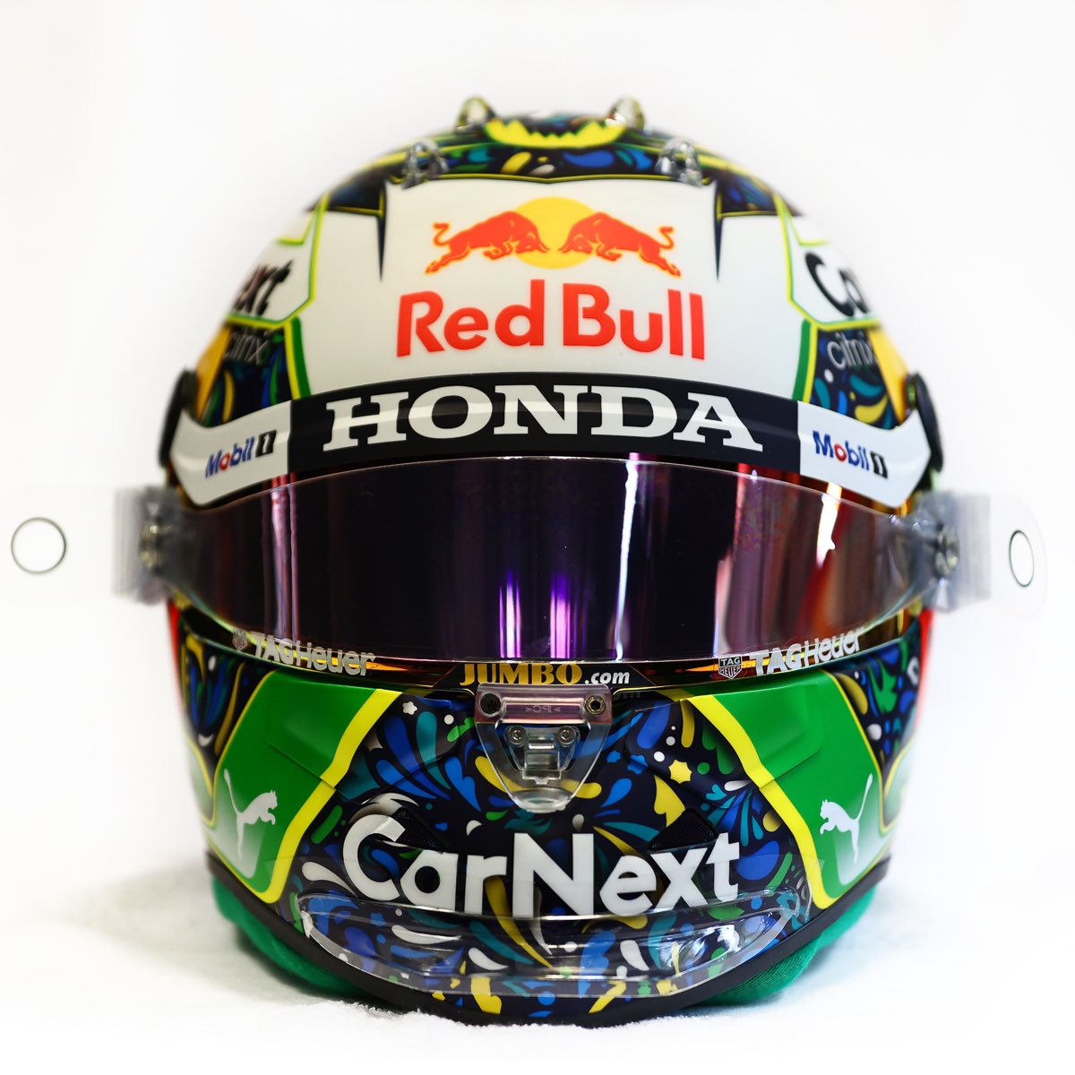 Verstappen goes full samba with special Brazilian lid!