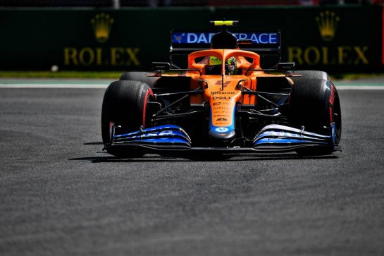 Lando Norris (GBR) McLaren MCL35M.
05.11.2021. Formula 1 World Championship, Rd 18, Mexican Grand Prix, Mexico City, Mexico, Practice Day.
- www.xpbimages.com, EMail: requests@xpbimages.com &copy; Copyright: Carrezevoli / XPB Images