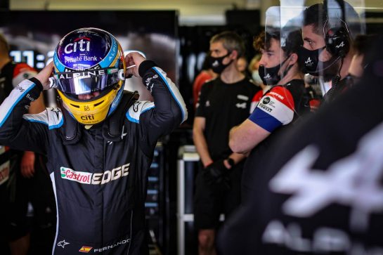Fernando Alonso (ESP) Alpine F1 Team.
05.11.2021. Formula 1 World Championship, Rd 18, Mexican Grand Prix, Mexico City, Mexico, Practice Day.
- www.xpbimages.com, EMail: requests@xpbimages.com &copy; Copyright: Charniaux / XPB Images
