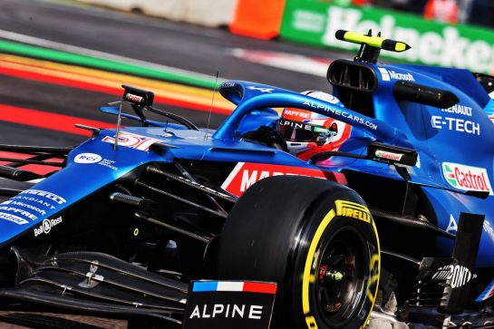 Esteban Ocon (FRA) Alpine F1 Team A521.
05.11.2021. Formula 1 World Championship, Rd 18, Mexican Grand Prix, Mexico City, Mexico, Practice Day.
- www.xpbimages.com, EMail: requests@xpbimages.com &copy; Copyright: Batchelor / XPB Images