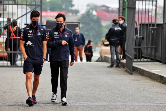 Sergio Perez (MEX) Red Bull Racing.
11.11.2021. Formula 1 World Championship, Rd 19, Brazilian Grand Prix, Sao Paulo, Brazil, Preparation Day.
- www.xpbimages.com, EMail: requests@xpbimages.com &copy; Copyright: Batchelor / XPB Images