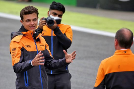Lando Norris (GBR) McLaren.
11.11.2021. Formula 1 World Championship, Rd 19, Brazilian Grand Prix, Sao Paulo, Brazil, Preparation Day.
- www.xpbimages.com, EMail: requests@xpbimages.com &copy; Copyright: XPB Images