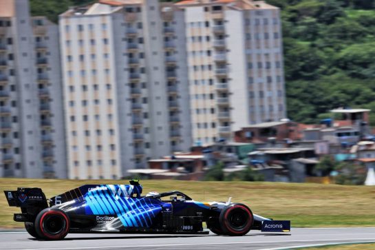 Nicholas Latifi (CDN) Williams Racing FW43B.
13.11.2021. Formula 1 World Championship, Rd 19, Brazilian Grand Prix, Sao Paulo, Brazil, Sprint Race Day.
- www.xpbimages.com, EMail: requests@xpbimages.com © Copyright: Batchelor / XPB Images