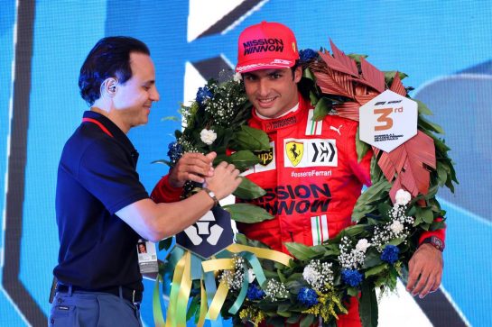 Carlos Sainz Jr (ESP) Ferrari SF-21.
13.11.2021. Formula 1 World Championship, Rd 19, Brazilian Grand Prix, Sao Paulo, Brazil, Sprint Race Day.
- www.xpbimages.com, EMail: requests@xpbimages.com © Copyright: Batchelor / XPB Images