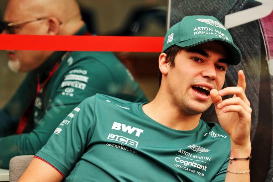 Lance Stroll (CDN) Aston Martin F1 Team.
14.11.2021. Formula 1 World Championship, Rd 19, Brazilian Grand Prix, Sao Paulo, Brazil, Race Day.
- www.xpbimages.com, EMail: requests@xpbimages.com &copy; Copyright: Batchelor / XPB Images