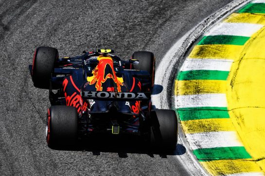 Sergio Perez (MEX) Red Bull Racing RB16B.
14.11.2021. Formula 1 World Championship, Rd 19, Brazilian Grand Prix, Sao Paulo, Brazil, Race Day.
- www.xpbimages.com, EMail: requests@xpbimages.com &copy; Copyright: Carezzevoli / XPB Images