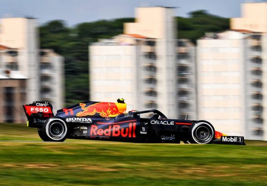 Sergio Perez (MEX) Red Bull Racing RB16B.
14.11.2021. Formula 1 World Championship, Rd 19, Brazilian Grand Prix, Sao Paulo, Brazil, Race Day.
- www.xpbimages.com, EMail: requests@xpbimages.com &copy; Copyright: Carezzevoli / XPB Images