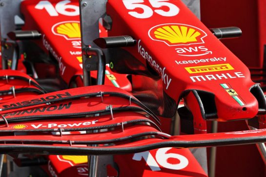 Ferrari SF-21 front wing detail.
18.11.2021. Formula 1 World Championship, Rd 20, Qatar Grand Prix, Doha, Qatar, Preparation Day.
- www.xpbimages.com, EMail: requests@xpbimages.com © Copyright: Moy / XPB Images