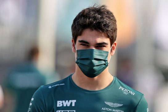 Lance Stroll (CDN) Aston Martin F1 Team.
18.11.2021. Formula 1 World Championship, Rd 20, Qatar Grand Prix, Doha, Qatar, Preparation Day.
- www.xpbimages.com, EMail: requests@xpbimages.com © Copyright: Moy / XPB Images