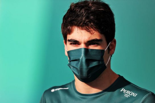 Lance Stroll (CDN) Aston Martin F1 Team.
18.11.2021. Formula 1 World Championship, Rd 20, Qatar Grand Prix, Doha, Qatar, Preparation Day.
- www.xpbimages.com, EMail: requests@xpbimages.com © Copyright: Moy / XPB Images