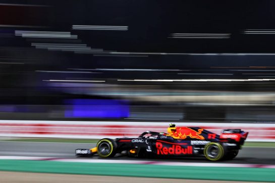 Sergio Perez (MEX) Red Bull Racing RB16B.
19.11.2021 Formula 1 World Championship, Rd 20, Qatar Grand Prix, Doha, Qatar, Practice Day.
- www.xpbimages.com, EMail: requests@xpbimages.com © Copyright: Moy / XPB Images