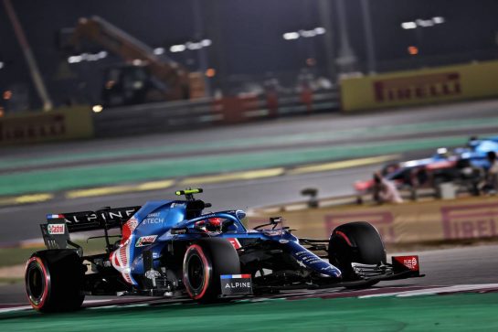 Esteban Ocon (FRA) Alpine F1 Team A521.
20.11.2021. Formula 1 World Championship, Rd 20, Qatar Grand Prix, Doha, Qatar, Qualifying Day.
- www.xpbimages.com, EMail: requests@xpbimages.com © Copyright: Batchelor / XPB Images