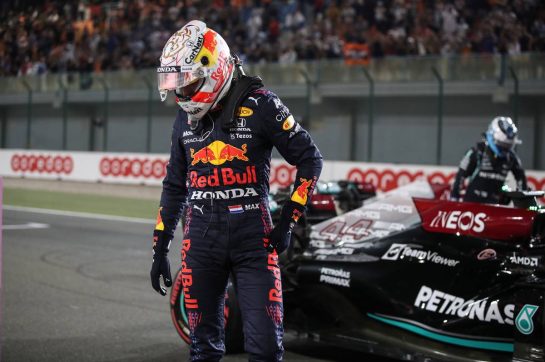 Max Verstappen (NLD) Red Bull Racing in qualifying parc ferme.
20.11.2021. Formula 1 World Championship, Rd 20, Qatar Grand Prix, Doha, Qatar, Qualifying Day.
- www.xpbimages.com, EMail: requests@xpbimages.com © Copyright: FIA Pool Image for Editorial Use Only