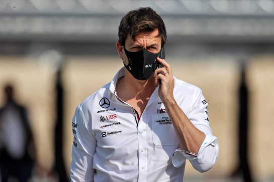 Toto Wolff (GER) Mercedes AMG F1 Shareholder and Executive Director.
21.11.2021. Formula 1 World Championship, Rd 20, Qatar Grand Prix, Doha, Qatar, Race Day.
- www.xpbimages.com, EMail: requests@xpbimages.com © Copyright: Moy / XPB Images