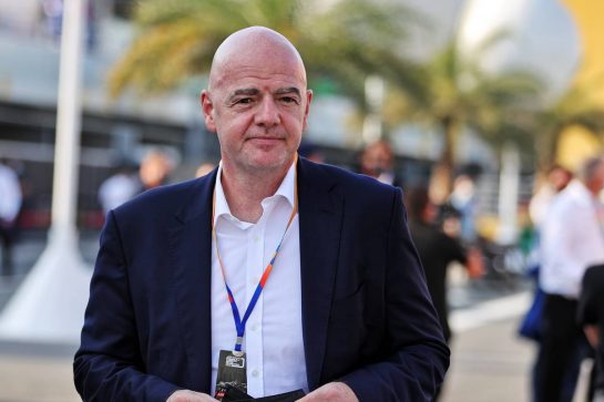 Gianni Infantino (SUI) / (ITA) FIFA President.
21.11.2021. Formula 1 World Championship, Rd 20, Qatar Grand Prix, Doha, Qatar, Race Day.
- www.xpbimages.com, EMail: requests@xpbimages.com © Copyright: Moy / XPB Images
