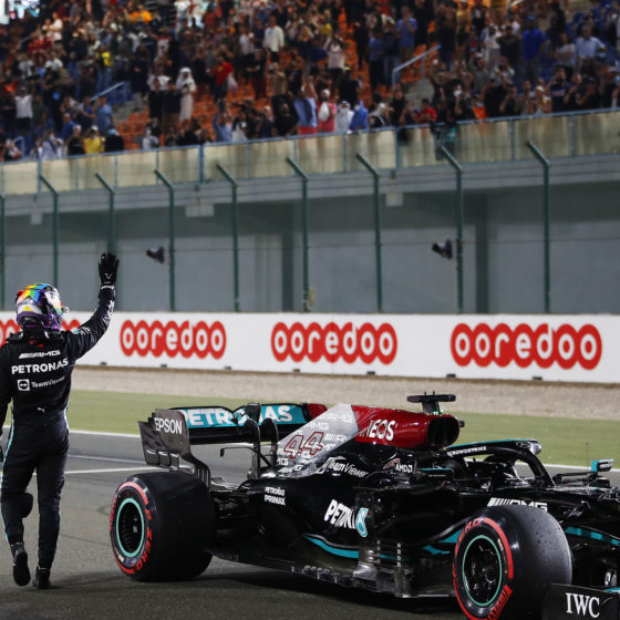 Hamilton insists there’s ‘no time for celebrations’