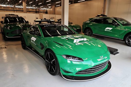 Aston Martin FIA Safety Car.
02.12.2021. Formula 1 World Championship, Rd 21, Saudi Arabian Grand Prix, Jeddah, Saudi Arabia, Preparation Day.
- www.xpbimages.com, EMail: requests@xpbimages.com © Copyright: Moy / XPB Images