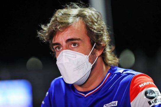 Fernando Alonso (ESP) Alpine F1 Team.
02.12.2021. Formula 1 World Championship, Rd 21, Saudi Arabian Grand Prix, Jeddah, Saudi Arabia, Preparation Day.
- www.xpbimages.com, EMail: requests@xpbimages.com © Copyright: Moy / XPB Images
