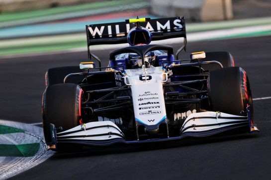 Nicholas Latifi (CDN) Williams Racing FW43B.
03.12.2021 Formula 1 World Championship, Rd 21, Saudi Arabian Grand Prix, Jeddah, Saudi Arabia, Practice Day.
- www.xpbimages.com, EMail: requests@xpbimages.com © Copyright: Moy / XPB Images