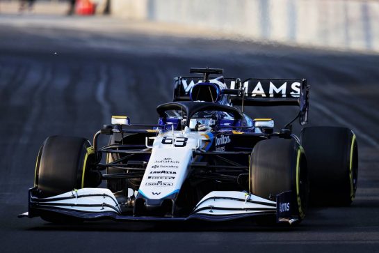 George Russell (GBR) Williams Racing FW43B.
03.12.2021 Formula 1 World Championship, Rd 21, Saudi Arabian Grand Prix, Jeddah, Saudi Arabia, Practice Day.
- www.xpbimages.com, EMail: requests@xpbimages.com © Copyright: Moy / XPB Images