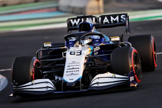 George Russell (GBR) Williams Racing FW43B.
03.12.2021 Formula 1 World Championship, Rd 21, Saudi Arabian Grand Prix, Jeddah, Saudi Arabia, Practice Day.
- www.xpbimages.com, EMail: requests@xpbimages.com © Copyright: Moy / XPB Images