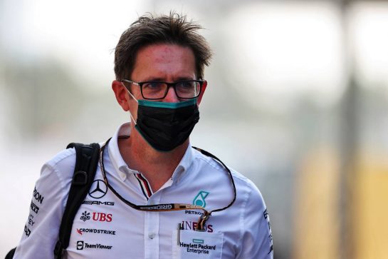 Andrew Shovlin (GBR) Mercedes AMG F1 Trackside Engineering Director.
04.12.2021. Formula 1 World Championship, Rd 21, Saudi Arabian Grand Prix, Jeddah, Saudi Arabia, Qualifying Day.
- www.xpbimages.com, EMail: requests@xpbimages.com &copy; Copyright: Moy / XPB Images