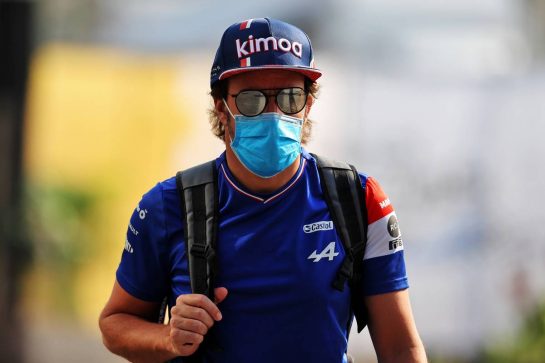 Fernando Alonso (ESP) Alpine F1 Team.
04.12.2021. Formula 1 World Championship, Rd 21, Saudi Arabian Grand Prix, Jeddah, Saudi Arabia, Qualifying Day.
- www.xpbimages.com, EMail: requests@xpbimages.com &copy; Copyright: Moy / XPB Images