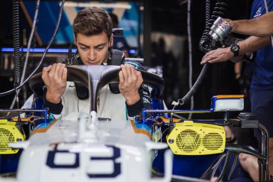 George Russell (GBR) Williams Racing FW43B.
04.12.2021. Formula 1 World Championship, Rd 21, Saudi Arabian Grand Prix, Jeddah, Saudi Arabia, Qualifying Day.
- www.xpbimages.com, EMail: requests@xpbimages.com &copy; Copyright: Bearne / XPB Images
