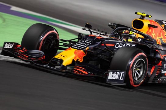 Sergio Perez (MEX) Red Bull Racing RB16B.
04.12.2021. Formula 1 World Championship, Rd 21, Saudi Arabian Grand Prix, Jeddah, Saudi Arabia, Qualifying Day.
- www.xpbimages.com, EMail: requests@xpbimages.com &copy; Copyright: Bearne / XPB Images