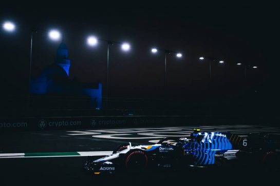 Nicholas Latifi (CDN) Williams Racing FW43B.
04.12.2021. Formula 1 World Championship, Rd 21, Saudi Arabian Grand Prix, Jeddah, Saudi Arabia, Qualifying Day.
- www.xpbimages.com, EMail: requests@xpbimages.com &copy; Copyright: Bearne / XPB Images