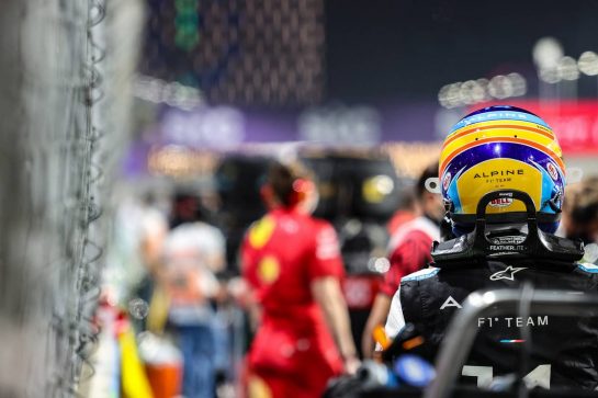 Fernando Alonso (ESP), Alpine F1 Team 
05.12.2021. Formula 1 World Championship, Rd 21, Saudi Arabian Grand Prix, Jeddah, Saudi Arabia, Race Day.
- www.xpbimages.com, EMail: requests@xpbimages.com &copy; Copyright: Charniaux / XPB Images