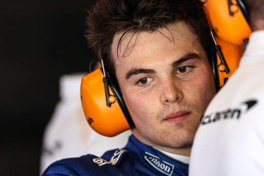 Patricio O'Ward (MEX, McLaren F1 Team  
14.12.2021. Formula 1 Testing, Yas Marina Circuit, Abu Dhabi, Tuesday.
- www.xpbimages.com, EMail: requests@xpbimages.com &copy; Copyright: Charniaux / XPB Images