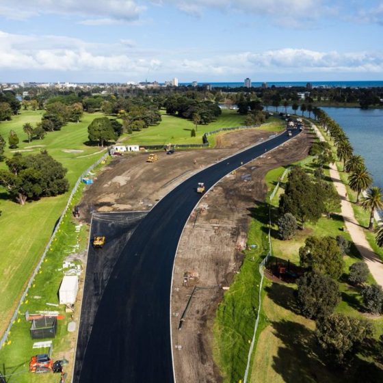 Albert Park completes circuit modifications for 2022