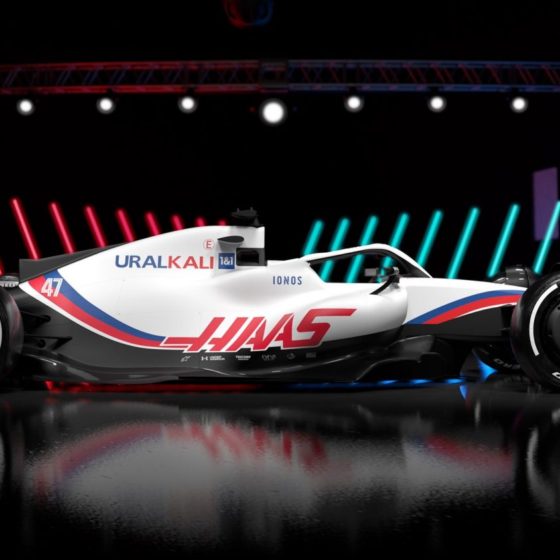 Haas showcases 2022 livery and design of VF-22