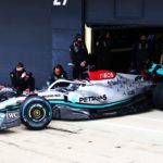 Gallery: Mercedes’ W13 shakedown at Silverstone