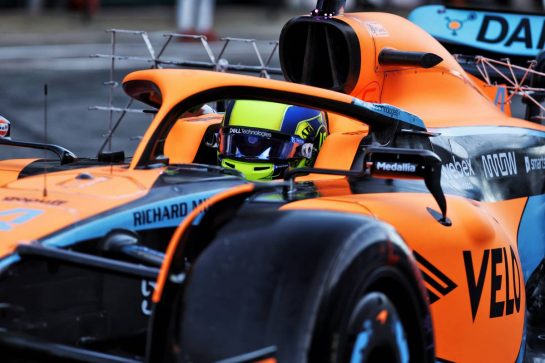 Lando Norris (GBR) McLaren MCL36.
23.02.2022. Formula One Testing, Day One, Barcelona, Spain. Wednesday.
- www.xpbimages.com, EMail: requests@xpbimages.com © Copyright: Bearne / XPB Images