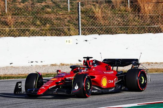 Charles Leclerc (MON) Ferrari F1-75.
23.02.2022. Formula One Testing, Day One, Barcelona, Spain. Wednesday.
- www.xpbimages.com, EMail: requests@xpbimages.com © Copyright: Batchelor / XPB Images