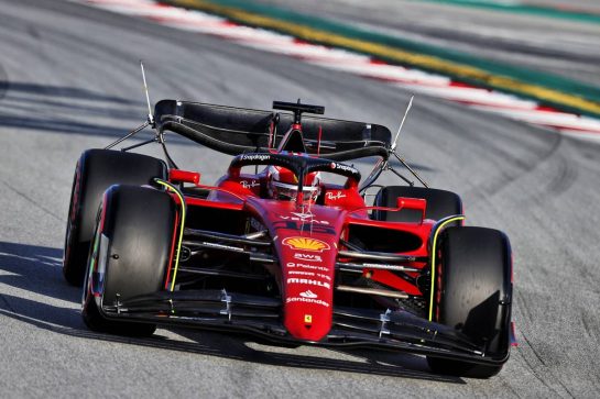 Charles Leclerc (MON) Ferrari F1-75.
23.02.2022. Formula One Testing, Day One, Barcelona, Spain. Wednesday.
- www.xpbimages.com, EMail: requests@xpbimages.com © Copyright: Moy / XPB Images