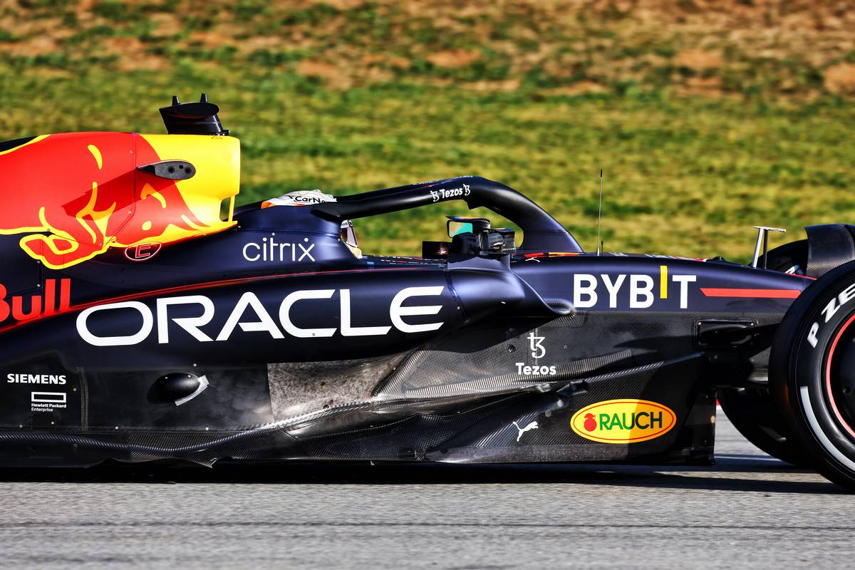 Red Bull’s new RB18 breaks cover in Barcelona
