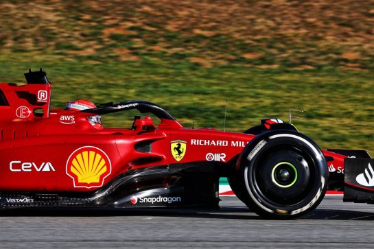 Charles Leclerc (MON) Ferrari F1-75.
23.02.2022. Formula One Testing, Day One, Barcelona, Spain. Wednesday.
- www.xpbimages.com, EMail: requests@xpbimages.com © Copyright: Batchelor / XPB Images