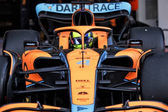 Lando Norris (GBR) McLaren MCL36.
23.02.2022. Formula One Testing, Day One, Barcelona, Spain. Wednesday.
- www.xpbimages.com, EMail: requests@xpbimages.com © Copyright: Bearne / XPB Images