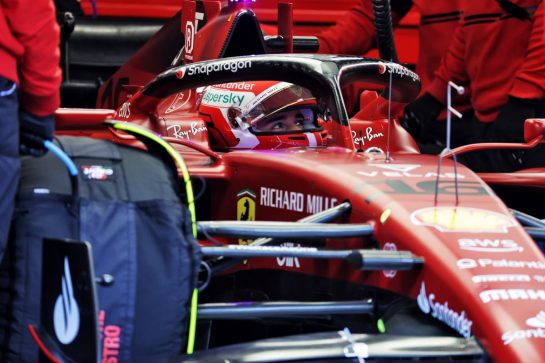 Charles Leclerc (MON) Ferrari F1-75.
23.02.2022. Formula One Testing, Day One, Barcelona, Spain. Wednesday.
- www.xpbimages.com, EMail: requests@xpbimages.com © Copyright: Bearne / XPB Images