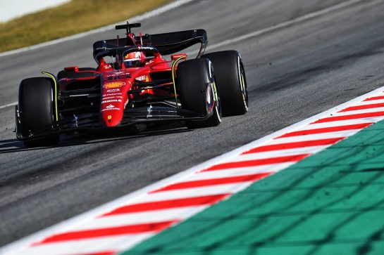 Charles Leclerc (MON) Ferrari F1-75.
23.02.2022. Formula One Testing, Day One, Barcelona, Spain. Wednesday.
- www.xpbimages.com, EMail: requests@xpbimages.com © Copyright: Price / XPB Images